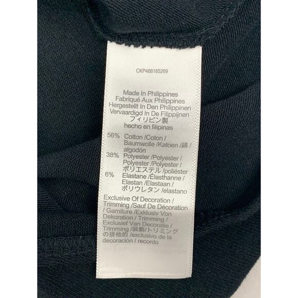 NWT Madewell Crewneck Short Sleeve Bodysuit Thong Women's size XS Black - Picture 6 of 12